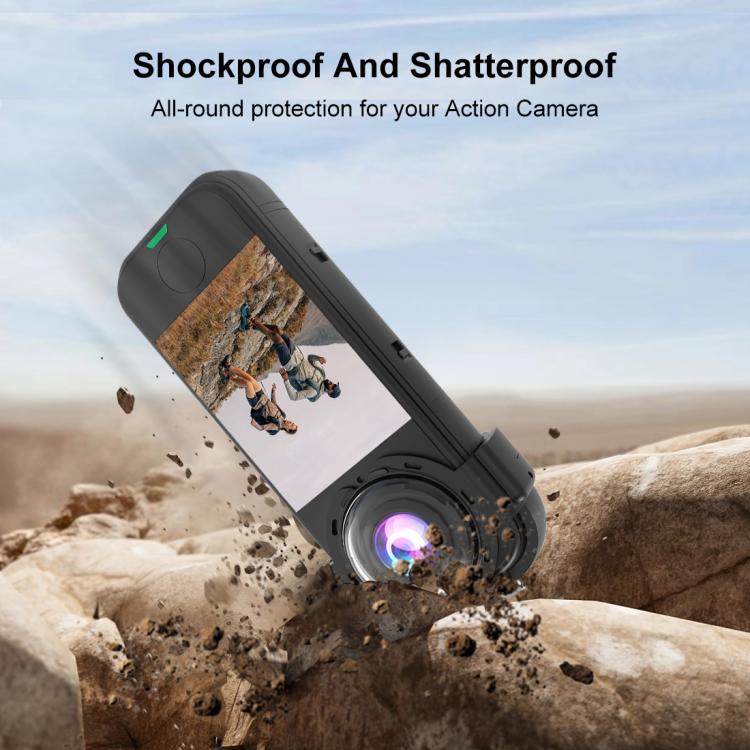 For Insta360 X4 Air PULUZ Snap-on Optical Tempered Glass Lens Guard Protective Cover