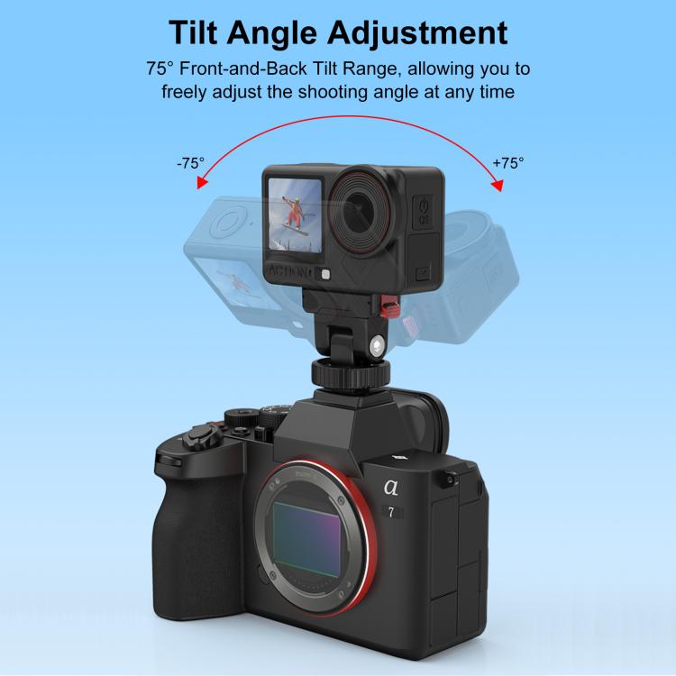 For DJI Osmo Action 6 / Nano PULUZ Plastic Gimbal Quick-Release Base Mount