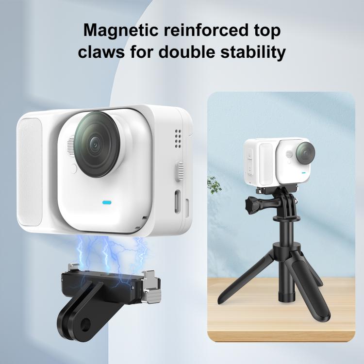 For Insta360 GO UItra PULUZ Plastic Magnetic Quick Release Base Mount