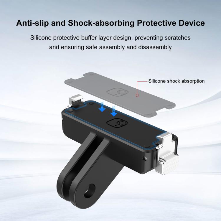 For Insta360 GO UItra PULUZ Plastic Magnetic Quick Release Base Mount