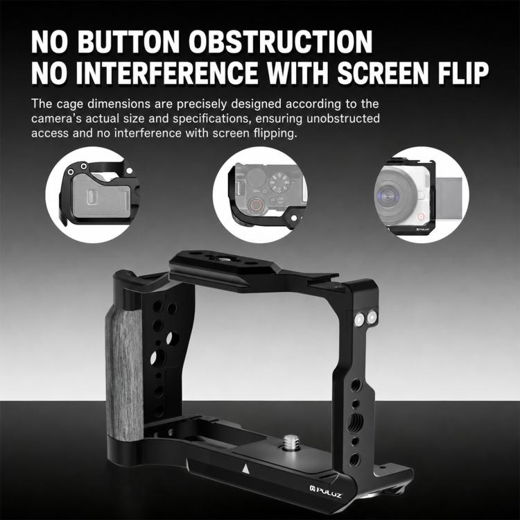 For Canon EOS R50 V PULUZ Live Streaming Camera Cage Expansion Mount Frame, For Canon EOS R50 V