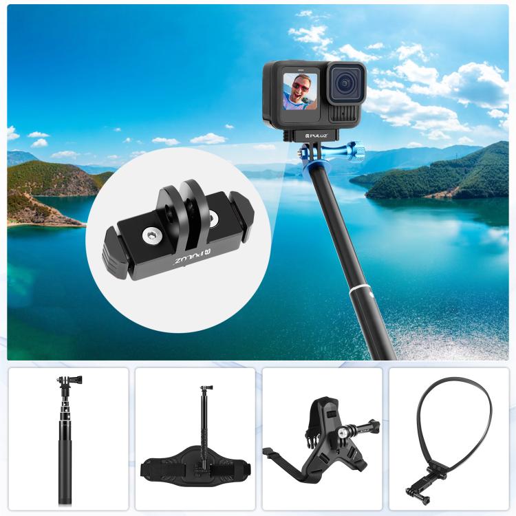 For GoPro HERO13 Black PULUZ Magnetic Quick Release Base Mount