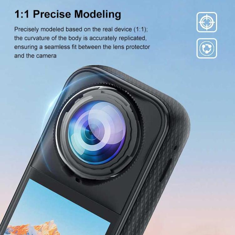 For Insta360 X5 PULUZ Rotation PC Lens Guard Protective Cover, Rotating PC Lens Guard