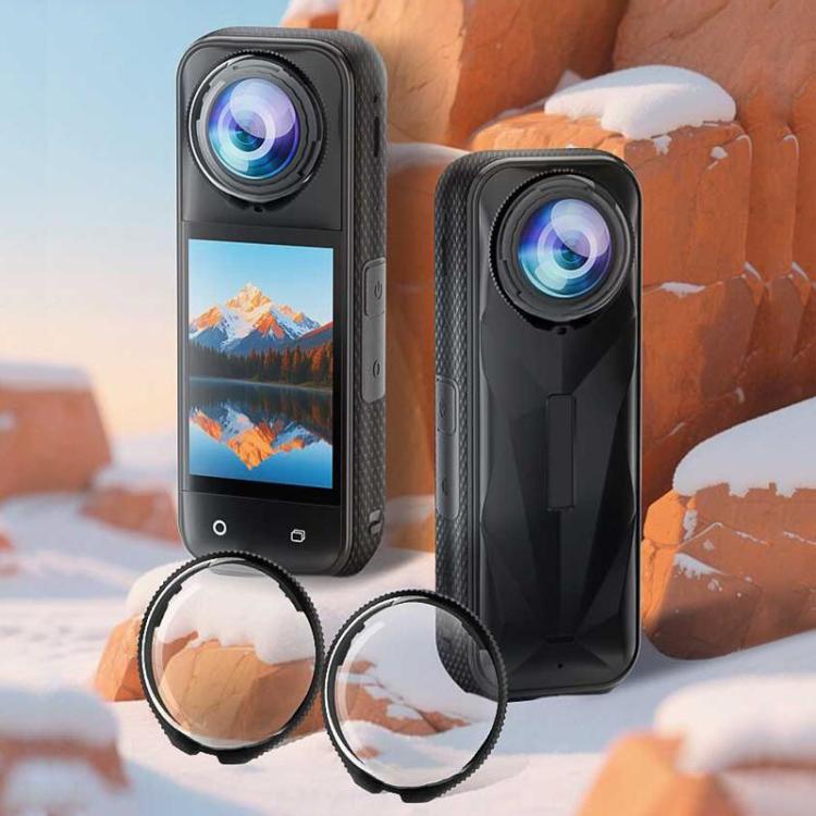 For Insta360 X5 PULUZ Rotation PC Lens Guard Protective Cover, Rotating PC Lens Guard