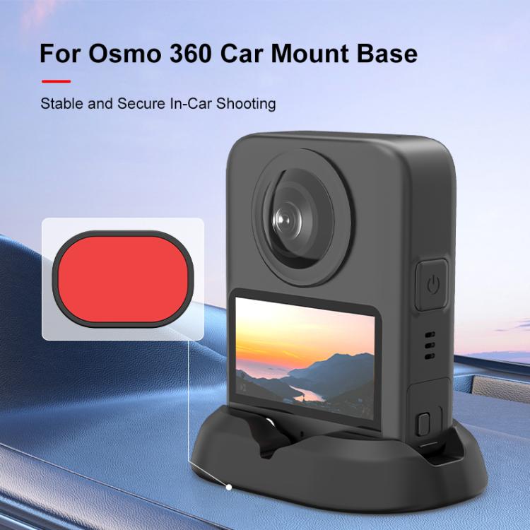 For DJI Osmo 360 PULUZ Car Silicone Base Stand