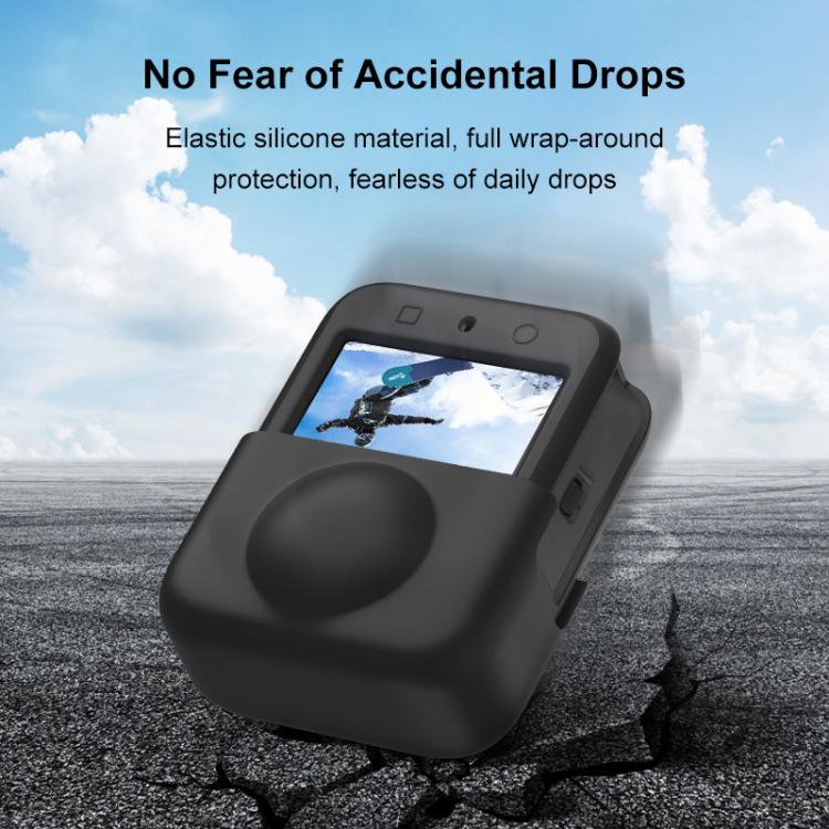 For DJI Osmo 360 PULUZ Silicone Body Protective Cover with Lens Cover