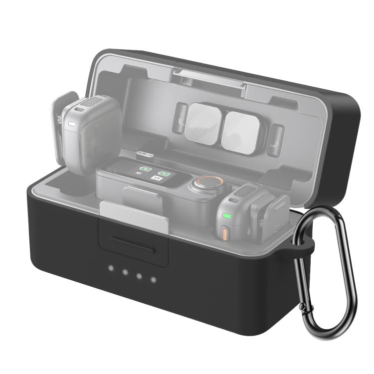 For DJI Mic 3 PULUZ Charging Case Silicone Scratch-proof Protective Cover