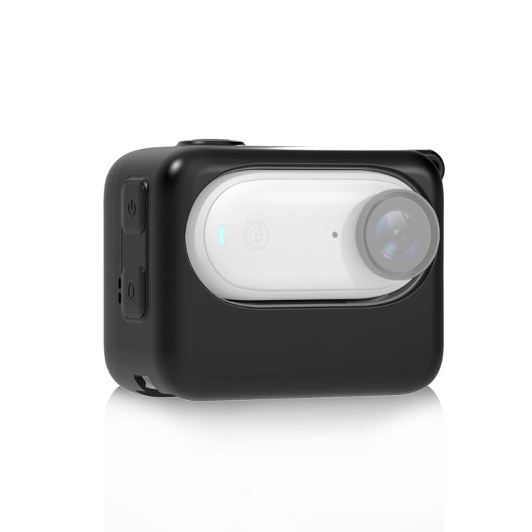 For Insta360 GO 3 PULUZ Camera Charging Case Silicone Case, Charging Case Case (Black)