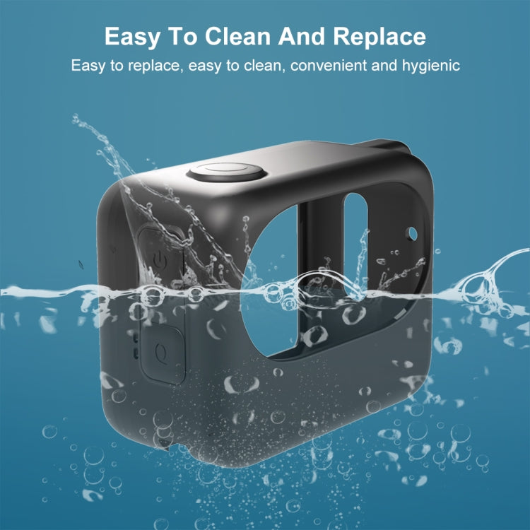 For Insta360 GO 3 PULUZ Camera Charging Case Silicone Case, Charging Case Case (Black)