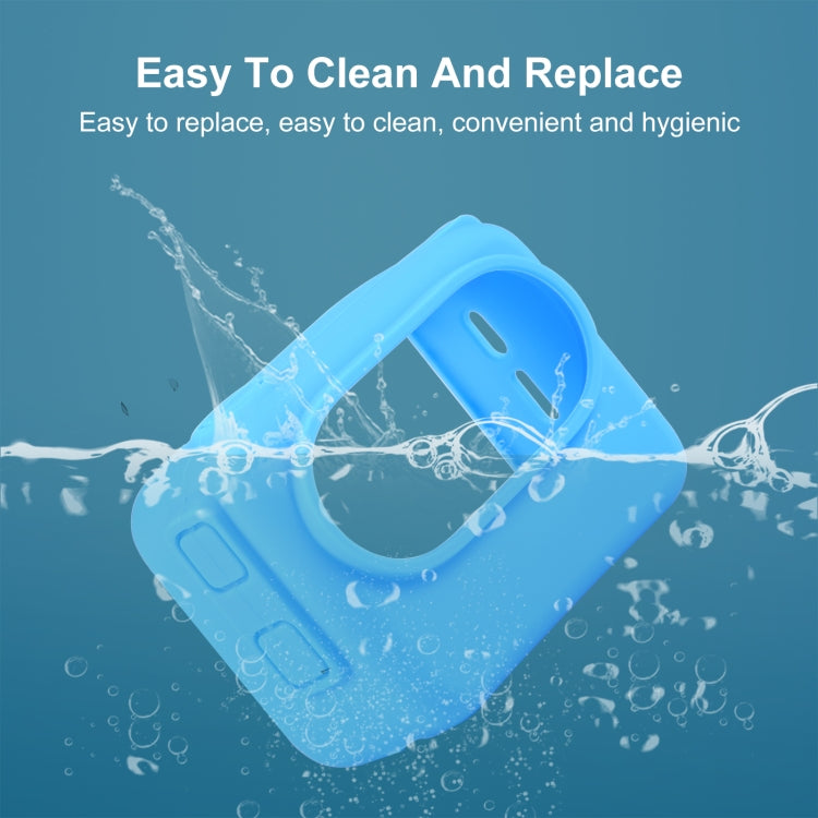 For Insta360 GO 3 PULUZ Camera Charging Case Silicone Case with Lens Cap & Strap