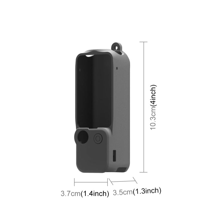 For DJI OSMO Pocket 3 PULUZ 3 in 1 Silicone Cover Case Set, Silicone Case Black, Silicone Case Red, Silicone Case White
