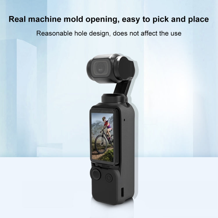 For DJI OSMO Pocket 3 PULUZ 3 in 1 Silicone Cover Case Set