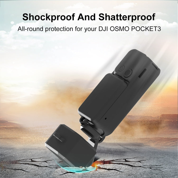 For DJI OSMO Pocket 3 PULUZ 3 in 1 Silicone Cover Case Set