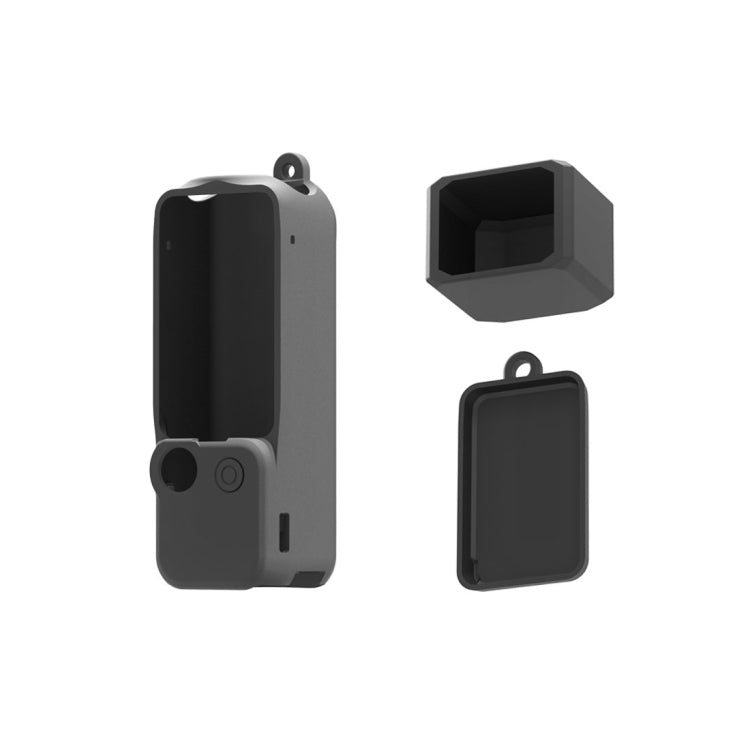 For DJI OSMO Pocket 3 PULUZ 3 in 1 Silicone Cover Case Set