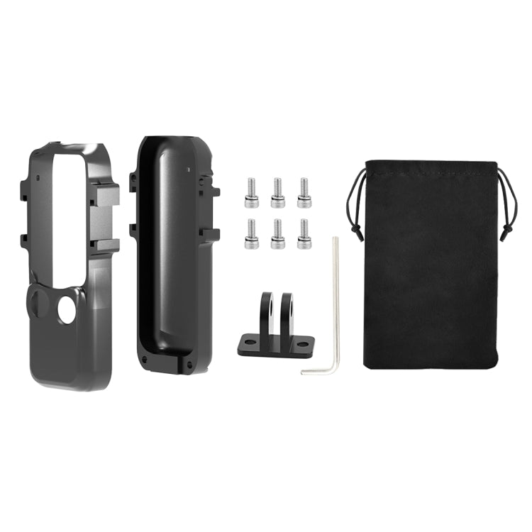 For DJI OSMO Pocket 3 PULUZ Metal Protection Frame Cage Adapter Bracket with Dual Cold Shoes