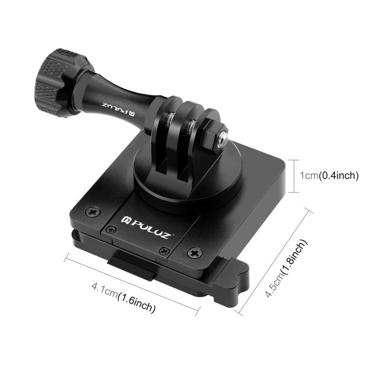 PULUZ Aluminum Quick Release Bracket NVG Helmet Mount for GoPro and Other Action Cameras