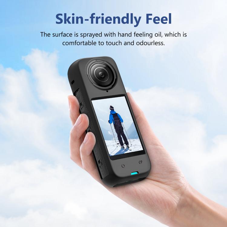 For Insta360 X4 PULUZ Full Body Dust-proof Silicone Protective Case