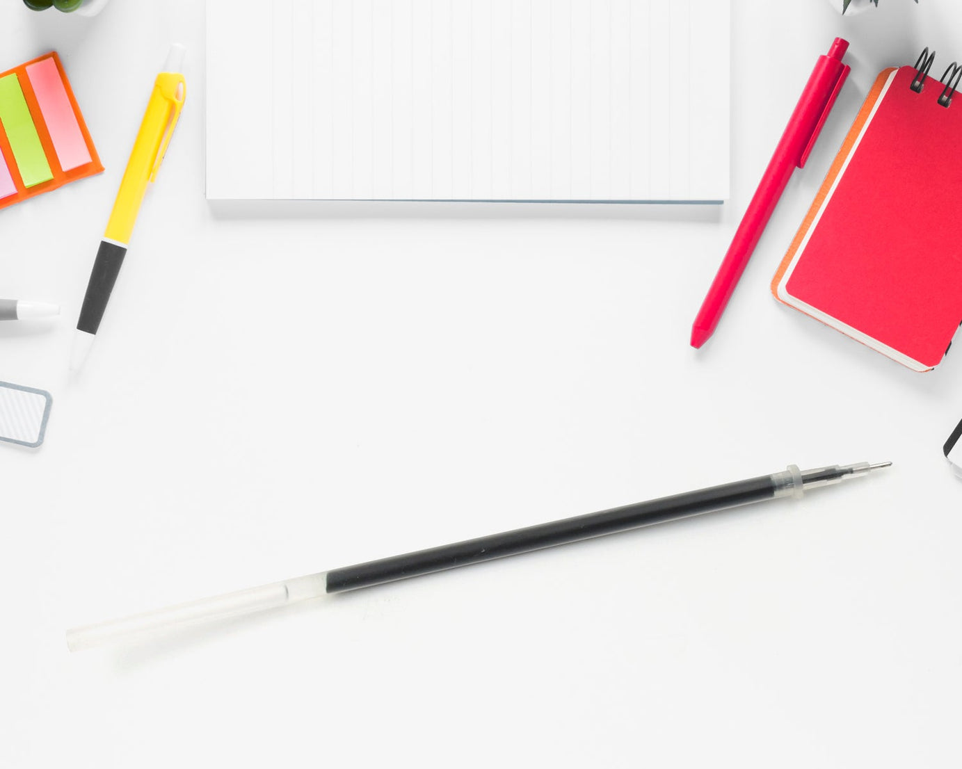 Black Pen Refill All Round Ball Pen Refill Smooth Writing Pen Refill all Pen Suitable (1 Pc)