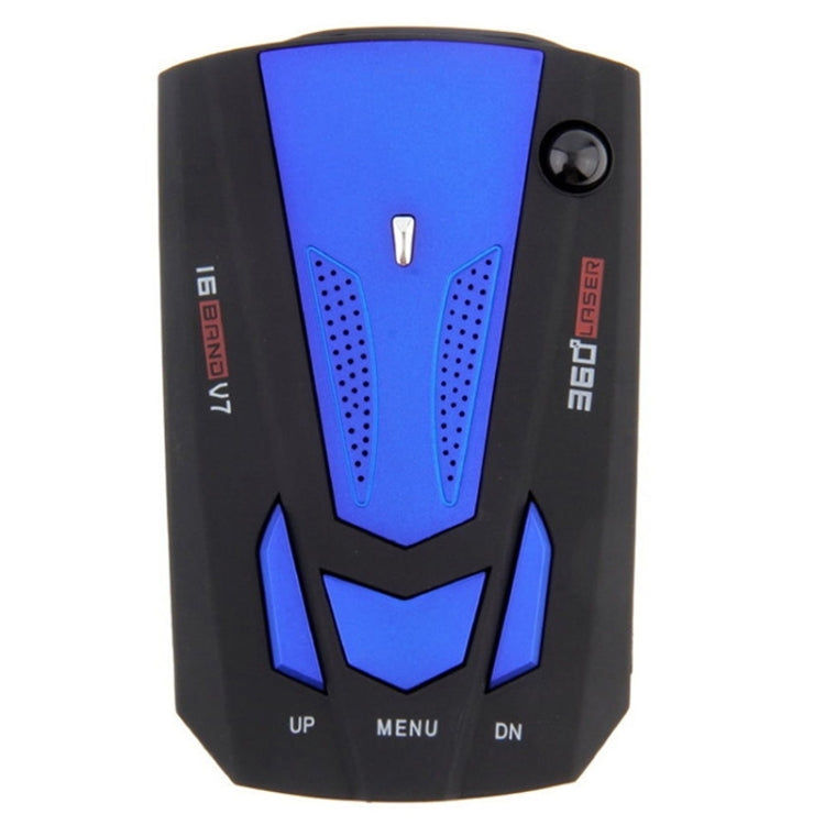 V7 Car Anti- Radar Detector 360 Protection Defense Laser Detection, Built-in Russian & English Voice Broadcast, V7 (Dark Blue), V7 (Black)