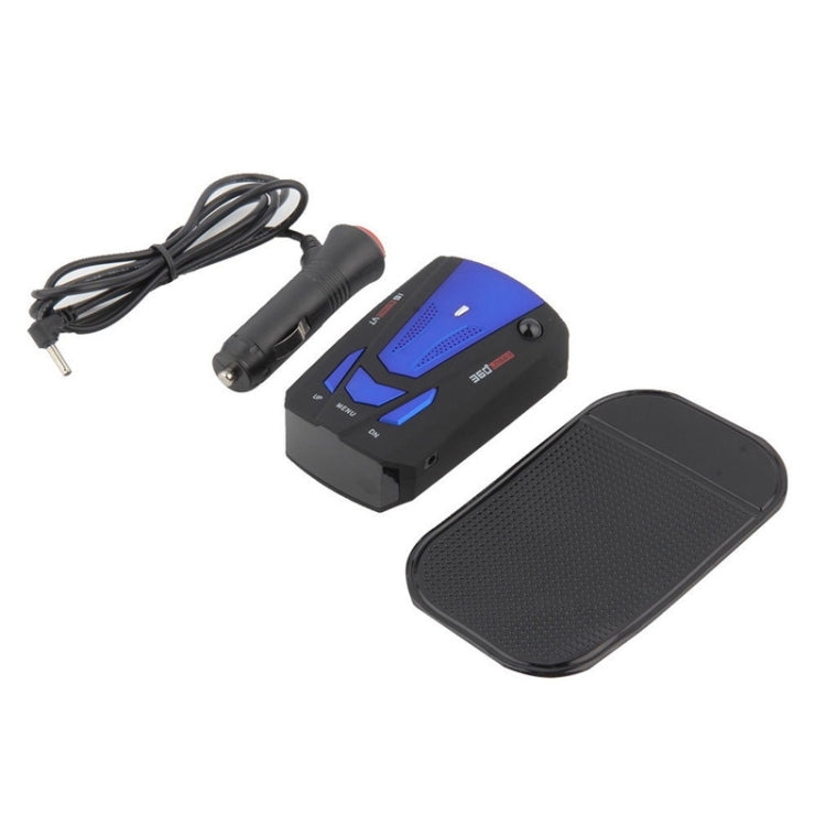 V7 Car Anti- Radar Detector 360 Protection Defense Laser Detection, Built-in Russian & English Voice Broadcast, V7 (Dark Blue), V7 (Black)