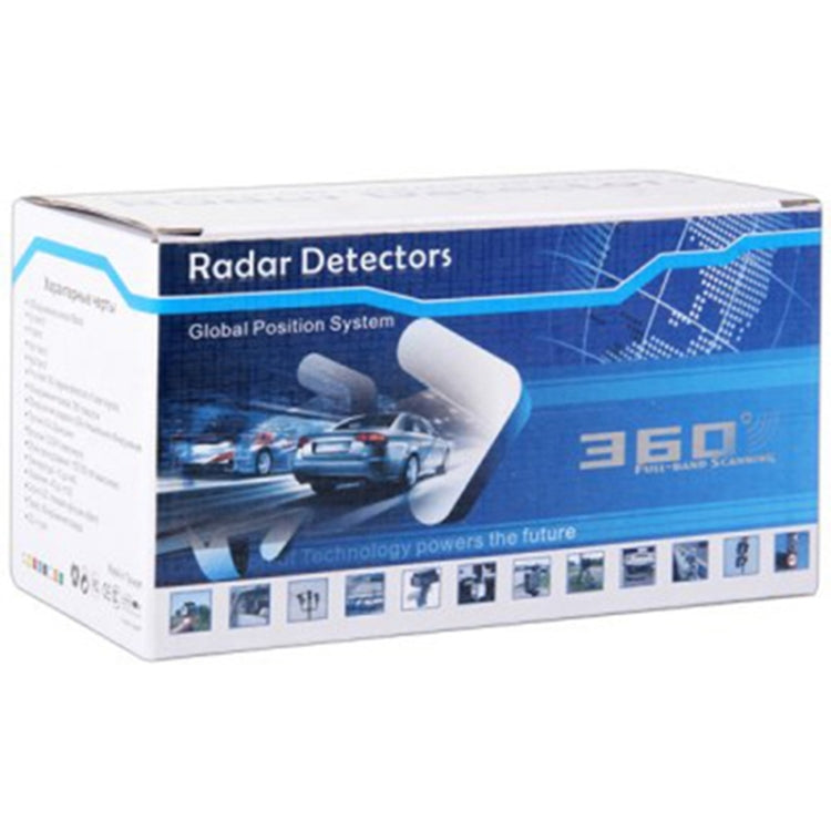 V7 Car Anti- Radar Detector 360 Protection Defense Laser Detection, Built-in Russian & English Voice Broadcast, V7 (Dark Blue), V7 (Black)
