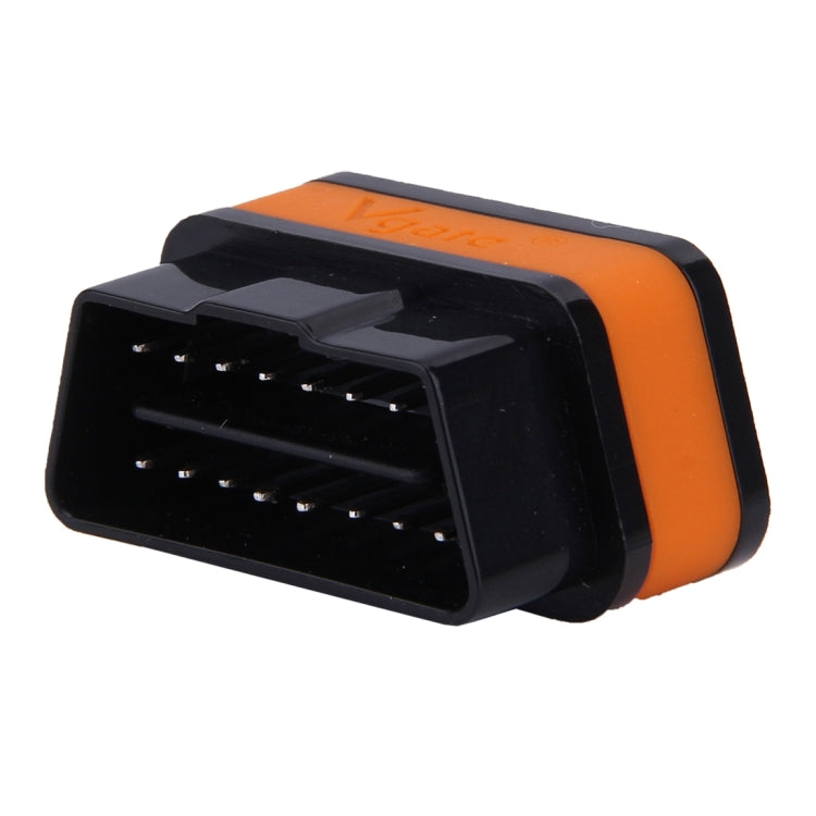 Vgate iCar II Super Mini ELM327 OBDII Bluetooth V3.0 Car Scanner Tool, Support Android OS, Support All OBDII Protocols, Bluetooth V3.0 Black, Bluetooth V3.0 Orange + Black