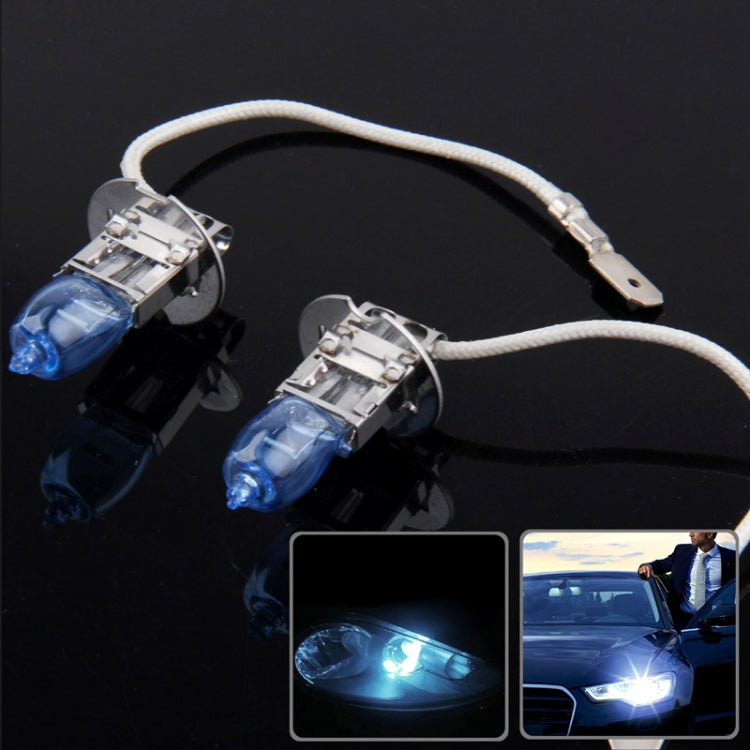 Halogen Bulb, Super White Car Headlight Bulb, 12 V / 100W, 6000K 2400 LM (Pair), HOD H4, HOD 9006, HOD H3, HOD H7, HOD 9005