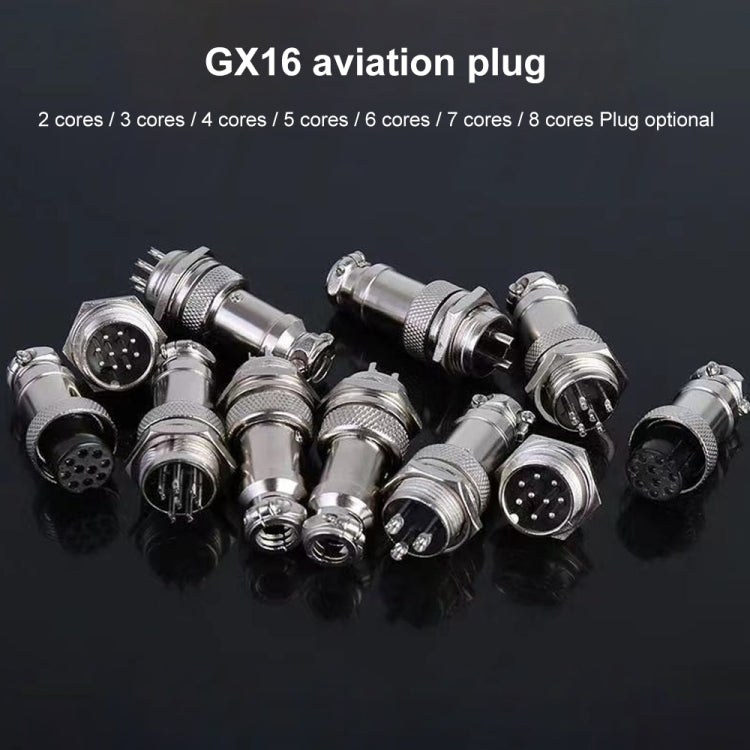 DIY 16mm 8-Pin GX16 Aviation Plug Socket Connector (5 Pcs in One Package, the Price is for 5 Pcs)