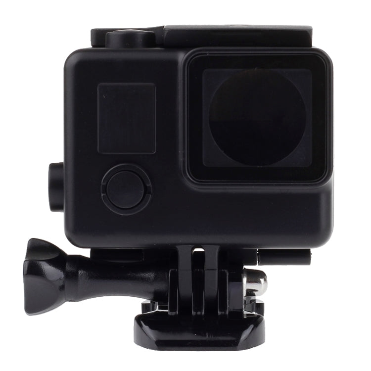Black Edition Waterproof Housing Protective Case with Buckle Basic Mount for GoPro HERO4 /3+, Waterproof Depth: 10m, 10m Waterproof