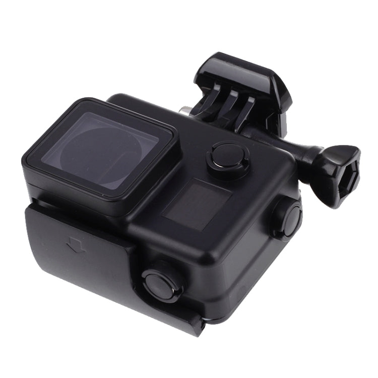 Black Edition Waterproof Housing Protective Case with Buckle Basic Mount for GoPro HERO4 /3+, Waterproof Depth: 10m, 10m Waterproof