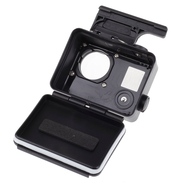 Black Edition Waterproof Housing Protective Case with Buckle Basic Mount for GoPro HERO4 /3+, Waterproof Depth: 10m, 10m Waterproof