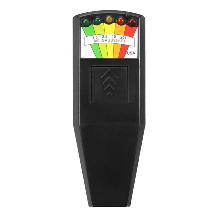 5-LED Electromagnetic Radiation Detector EMF Meter Tester, Style 2 White, Style 2 Black
