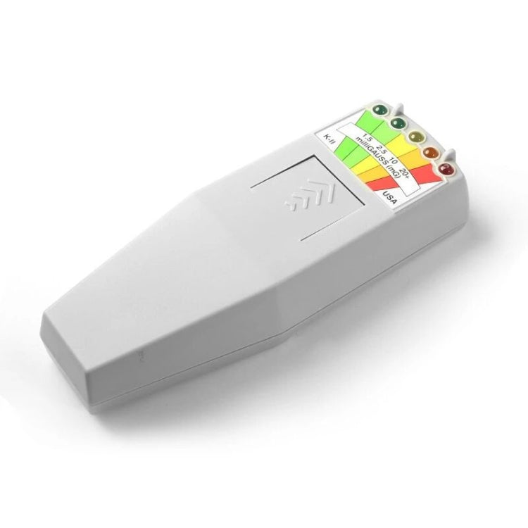 5-LED Electromagnetic Radiation Detector EMF Meter Tester, Style 2 White, Style 2 Black