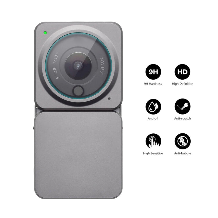For DJI Action 2 ENKAY 0.2mm 9H Tempered Glass Screen Film