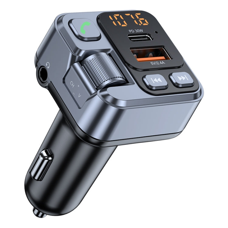 T16 MP3 Player Fast Charger Wireless Bluetooth 5.1 FM Transmitter Hands Free Car Kit, T16 Bluetooth 5.1