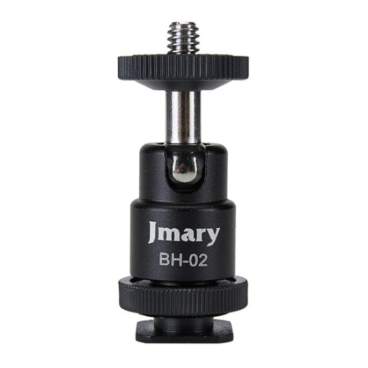 JMARY BH-02 360-Degree Rotating Tripod Ball Head 1/4 Screw Adapter, BH-02