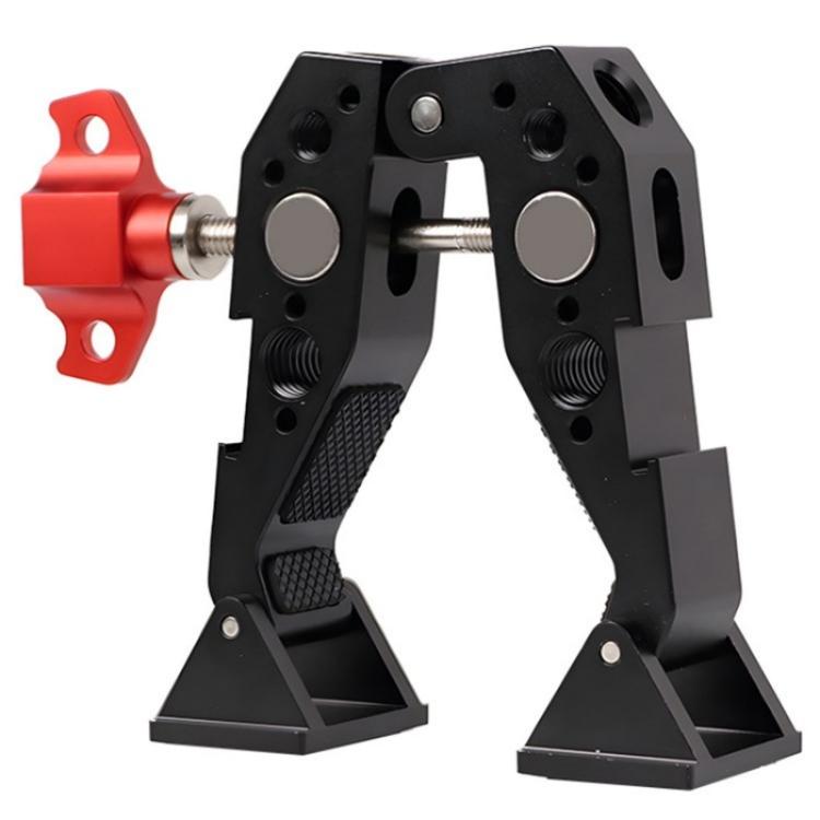 F084 Metal Hot Shoe Mount Multi-Function Crab Clamp Universal Photography Light Stand Clamp