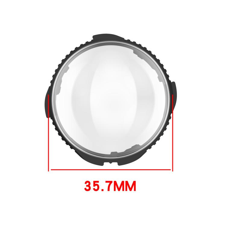 Rotating Optical Tempered Glass Lens Guard Protective Cover, For Insta360 X5, For Insta360 X4