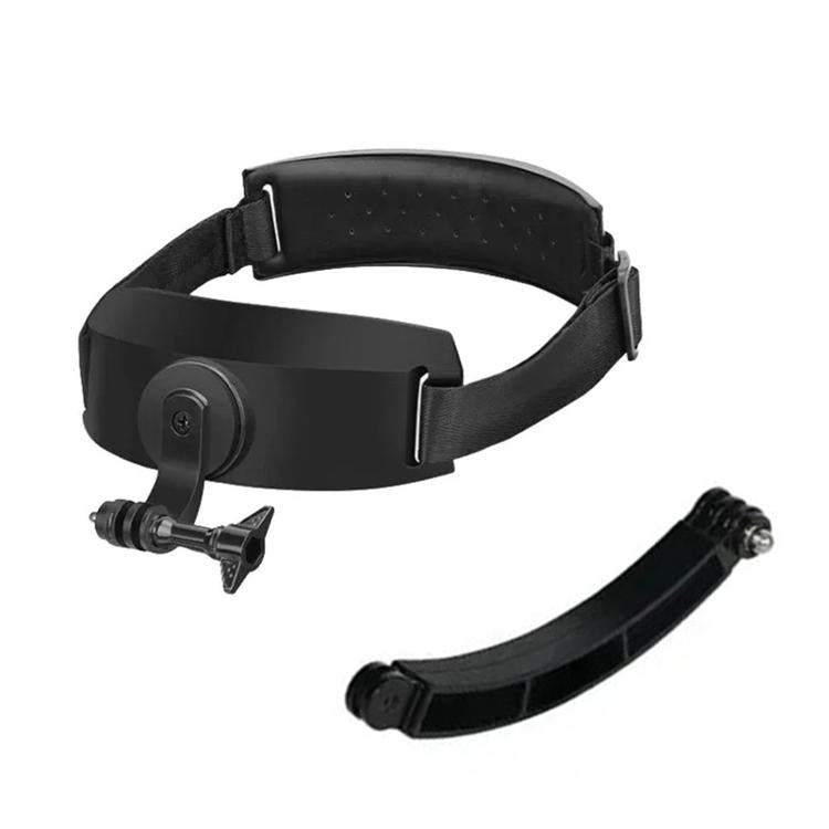 For DJI Action 5 Pro / 4 / 3 Hands-Free Driving Recorder & Sports Camera Mount Head Strap, Headband Mount, Headband Extended Mount
