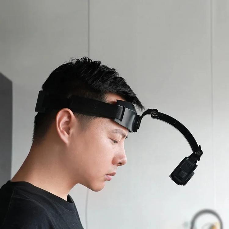For DJI Action 5 Pro / 4 / 3 Hands-Free Driving Recorder & Sports Camera Mount Head Strap, Headband Mount, Headband Extended Mount