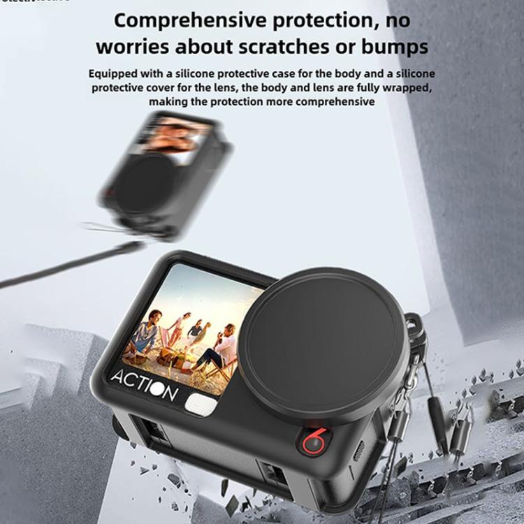 Action Cameras Body Lens Cap Silicone Protective Cover