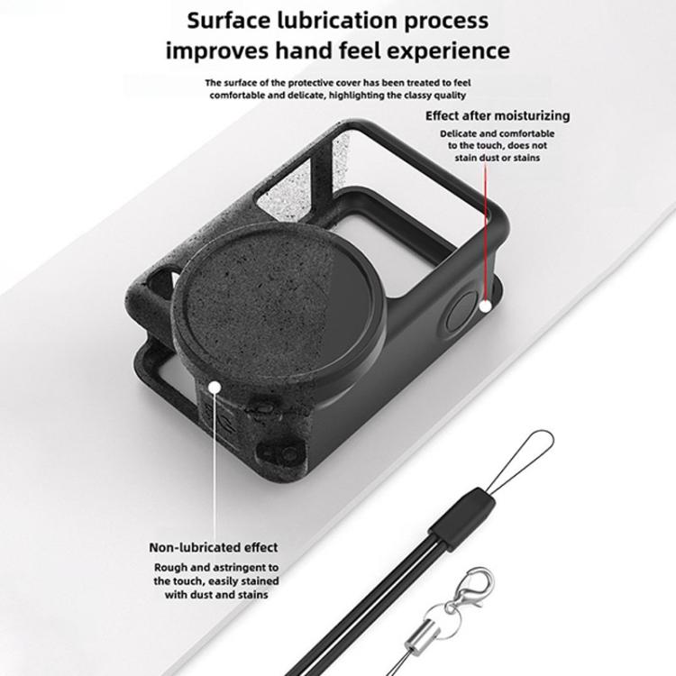 Action Cameras Body Lens Cap Silicone Protective Cover