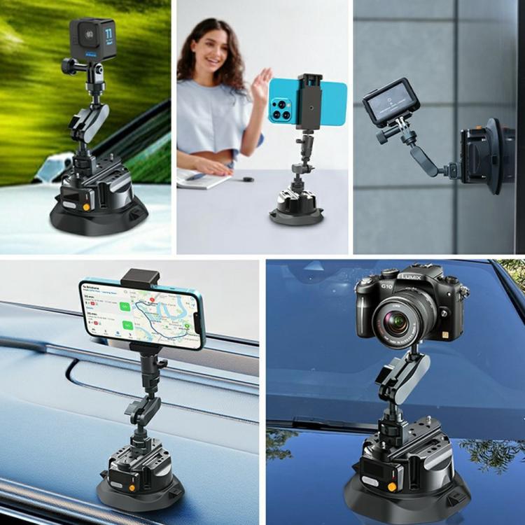 SX-Pj29 For Camera Photography 360 Degree Adjustable Magic Arm Bracket Dual Ball Head Anti-Slip Mount