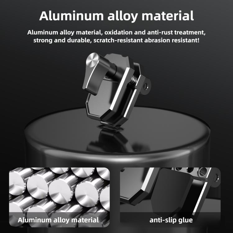 Aluminium Alloy Windscreen Clamp Adapter Mount Bracket with T-Screw