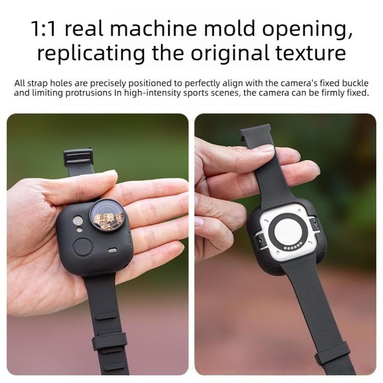 Sports Camera Expansion Strap Silicone Protective Cover, For Insta360 Go Ultra