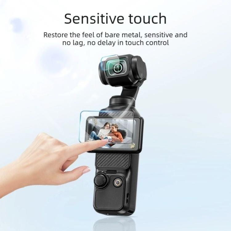 3pcs Anti-Scratch Camera Screen Film, For DJI Osmo Pocket 4 Standard Tempered Glass, For DJI Osmo Pocket 4 AR Anti-Reflective Glass