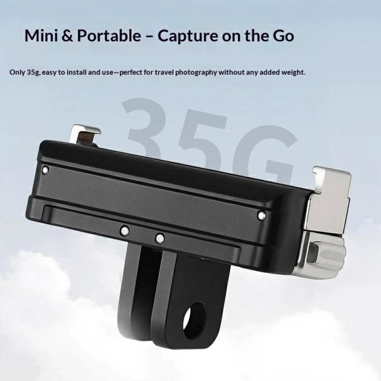 E140 Magnetic Adapter Dual-Prong Interface Quick Release Mount, For Insta360 Go Ultra