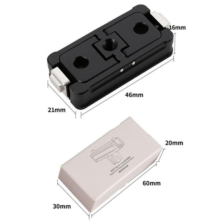 E140 Magnetic Adapter Dual-Prong Interface Quick Release Mount, For Insta360 Go Ultra