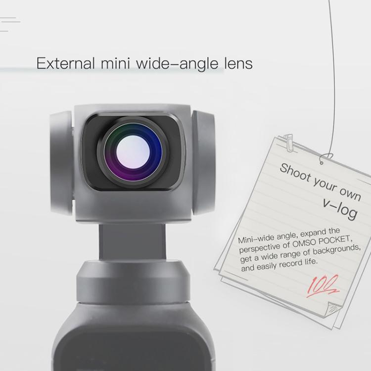 Original Magnetic Interface Augmenting Lens for DJI Pocket 2 / Osmo Pocket, For DJI Pocket 2 / Osmo Pocket