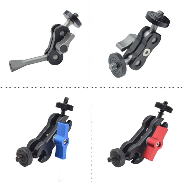 YJ Magic Arm Bracket Mount 1/4 inch Ball Head Magic Arm, MA-95 Gun Gray, MA-75 Gun Gray, MA-100B Blue, MA-100R Red, MA-113 Black